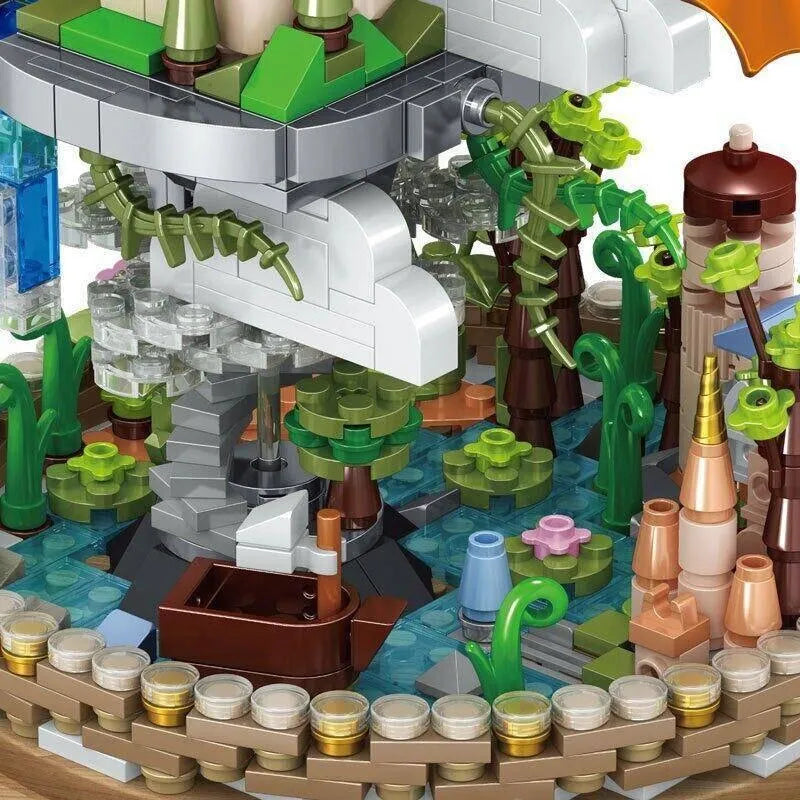 ZHEGAO MOC Building Block Set: Dream Cloud Castle MINI 01012