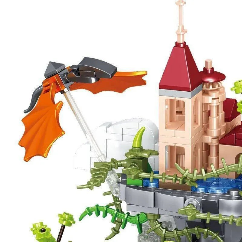 ZHEGAO MOC Building Block Set: Dream Cloud Castle MINI 01012