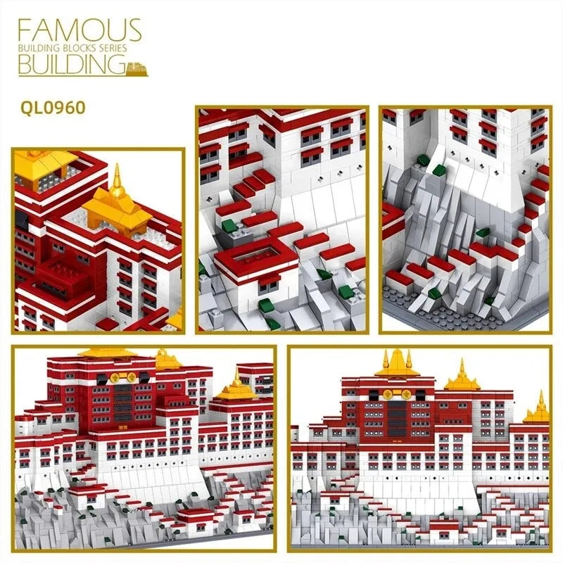 ZHEGAO MOC Building Block Set: Potala Palace, Model QL0960