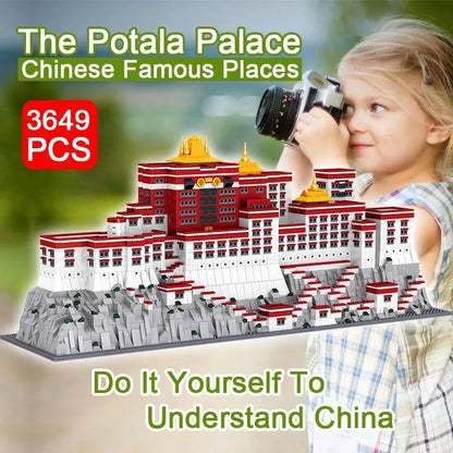 ZHEGAO MOC Building Block Set: Potala Palace, Model QL0960