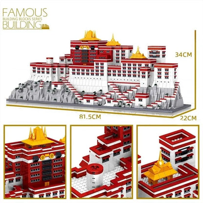 ZHEGAO MOC Building Block Set: Potala Palace, Model QL0960