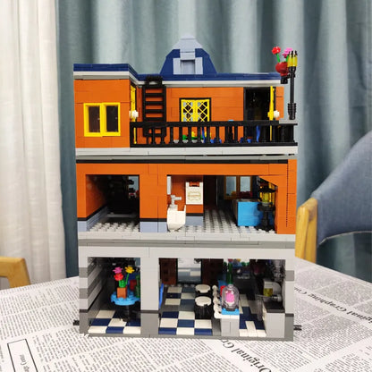 ZHEGAO MOC Building Block Set: Hill Tavern 0935, Model QL 0935