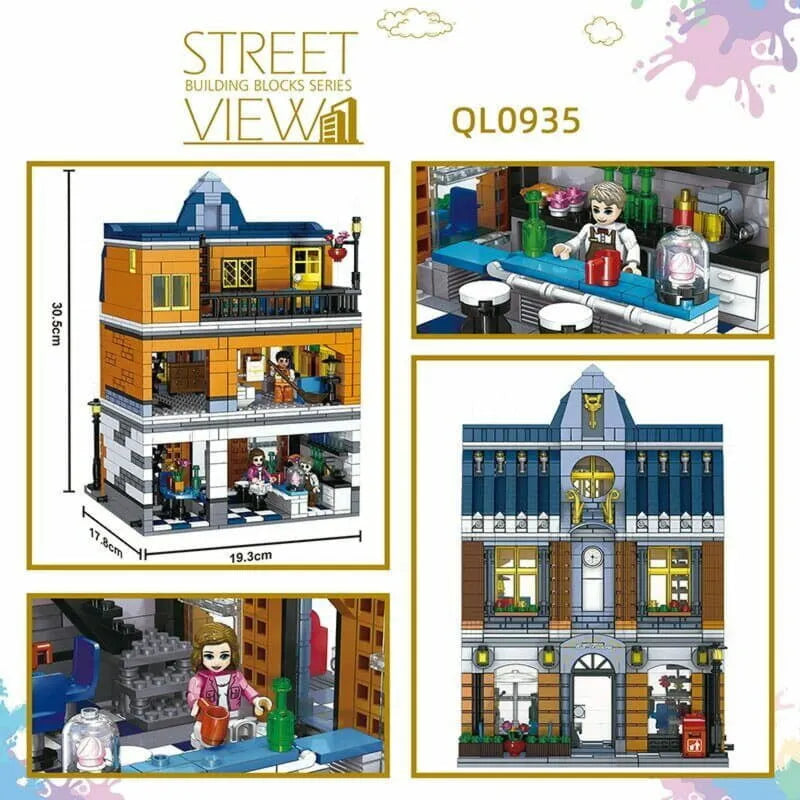 ZHEGAO MOC Building Block Set: Hill Tavern 0935, Model QL 0935