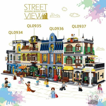 ZHEGAO MOC Building Block Set: Hill Tavern 0935, Model QL 0935