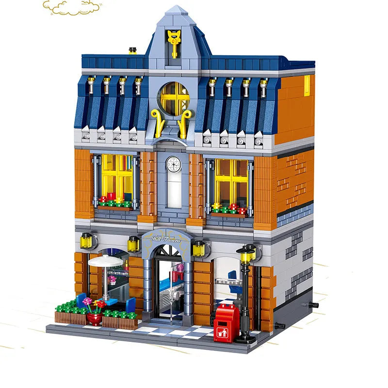 ZHEGAO MOC Building Block Set: Hill Tavern 0935, Model QL 0935