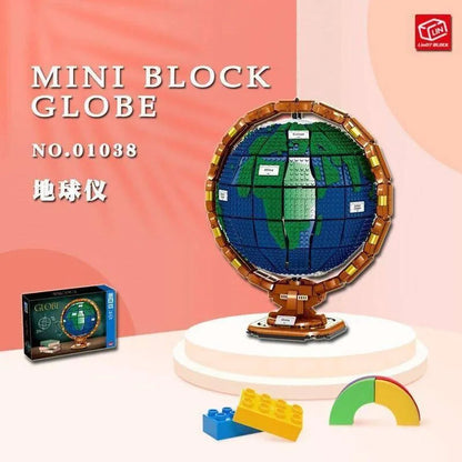 ZHEGAO MOC Building Block Set: Idea Globe Earth MINI, Model QL01038