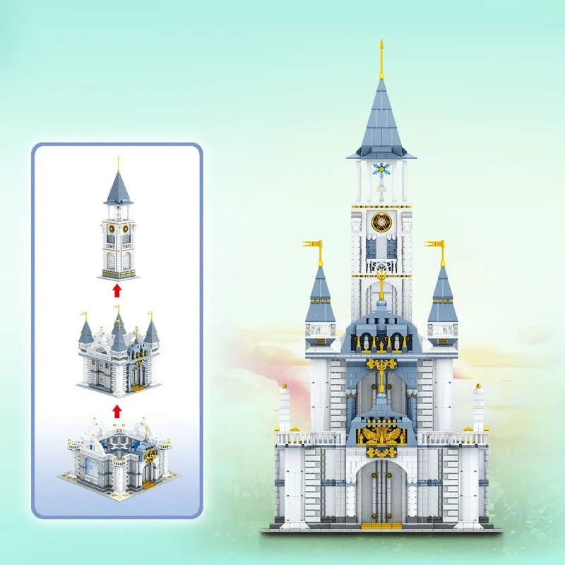 ZHEGAO MOC Building Block Set: The Tower Of Lingling MINI, Model 00964