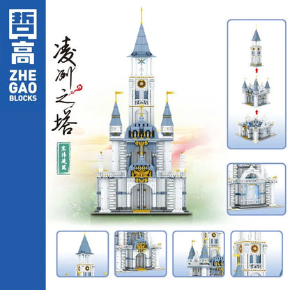 ZHEGAO MOC Building Block Set: The Tower Of Lingling MINI, Model 00964