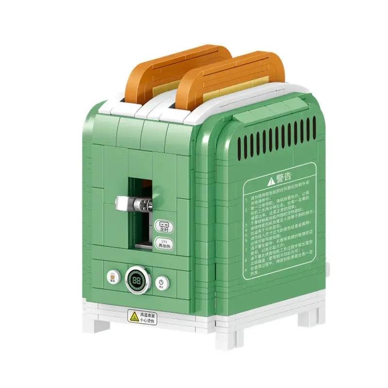ZHEGAO MOC Building Block Set: Bread Machine City MINI, Model 01036