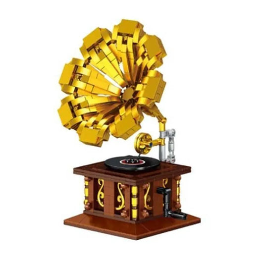 ZHEGAO MOC Building Block Set: Retro Phonograph MINI 00937