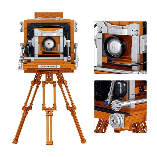 ZHEGAO MOC Building Block Set: Vintage Digital Camera MINI, Model 00904