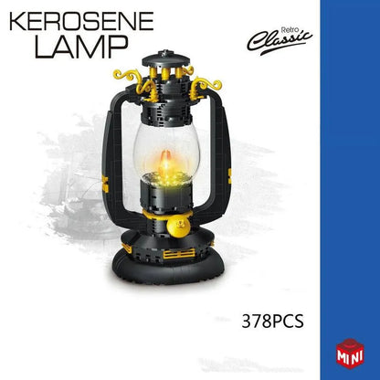 ZHEGAO MOC Building Block Set: Retro Classic Kerosene Lamp MINI, Model 00988