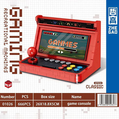 ZHEGAO MOC Building Block Set: Retro Game Console MINI Gaming 01026