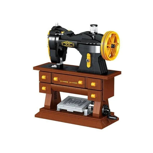ZHEGAO MOC Building Block Set: Retro Sewing Machine MINI 00936