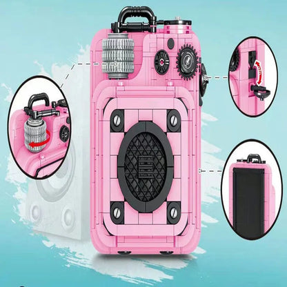 ZHEGAO MOC Building Block Set: Retro Sound System MINI 00985