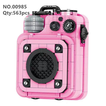ZHEGAO MOC Building Block Set: Retro Sound System MINI 00985