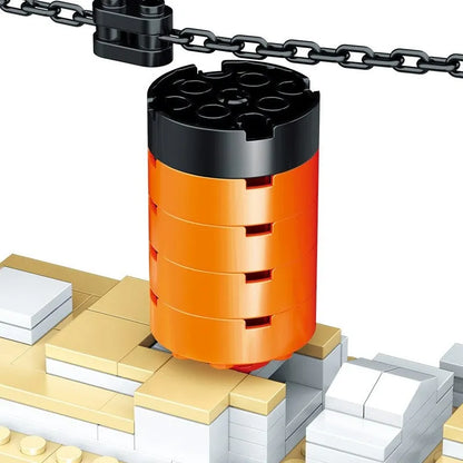 ZHEGAO MOC Building Block Set: RMS Titanic Steam Boat Ship, Model QL0958