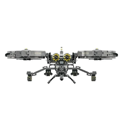 ZHEGAO MOC Building Block Set: Science Fiction Ghost Attack Helicopter, Model QJ5001