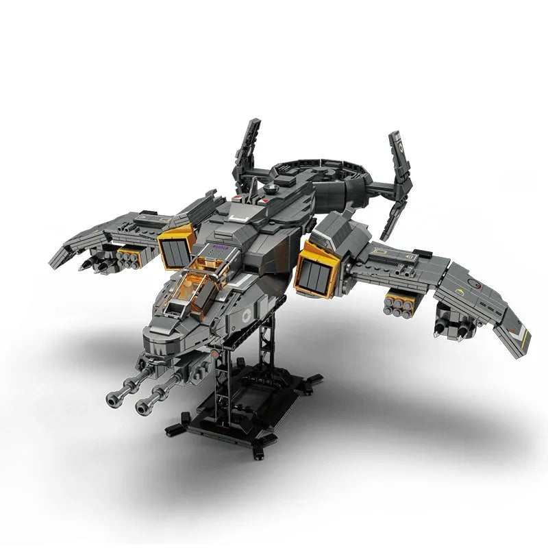 ZHEGAO MOC Building Block Set: Science Fiction Phantom Attack Aircraft, Model QJ5005