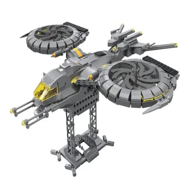 ZHEGAO MOC Building Block Set: Science Fiction Raptor Attack Aircraft, Model QJ5008