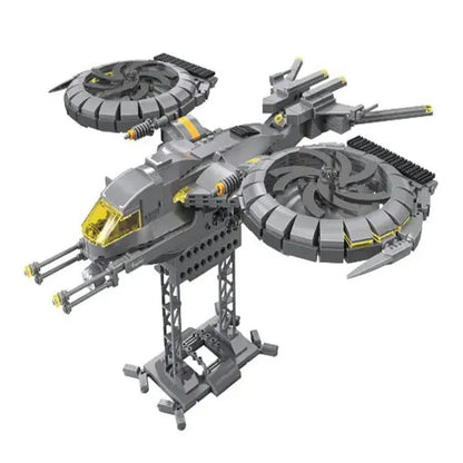 ZHEGAO MOC Building Block Set: Science Fiction Raptor Attack Aircraft, Model QJ5008