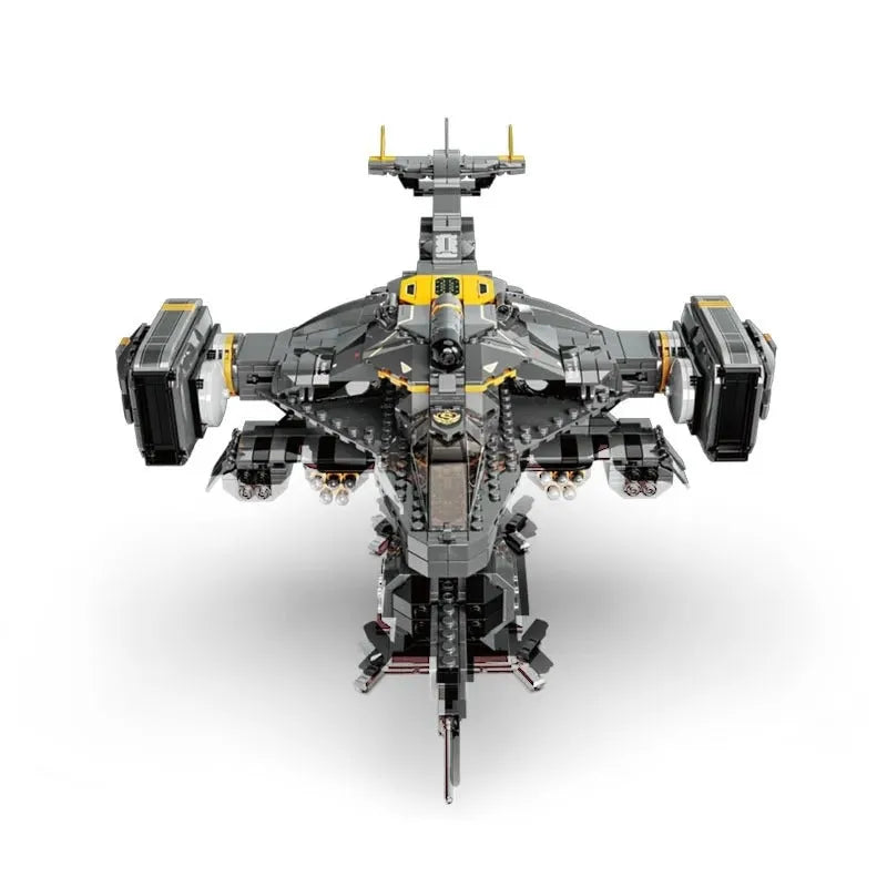 ZHEGAO MOC Building Block Set: Science Fiction MOC Titan Attack Aircraft, Model QJ5002