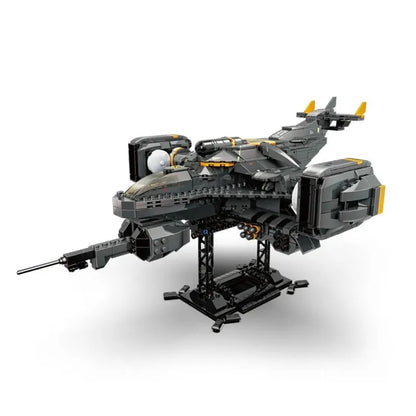 ZHEGAO MOC Building Block Set: Science Fiction MOC Titan Attack Aircraft, Model QJ5002