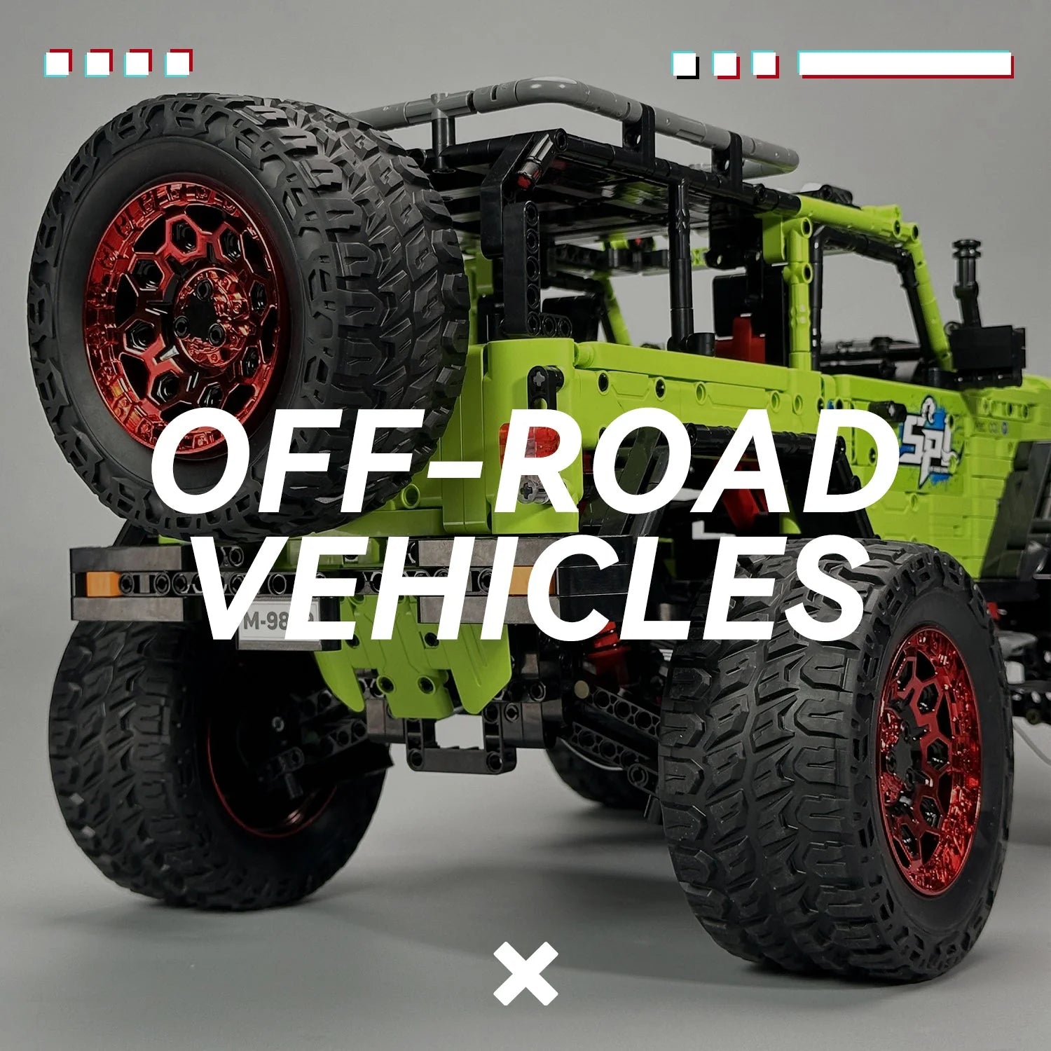 Brick-built off-road buggy